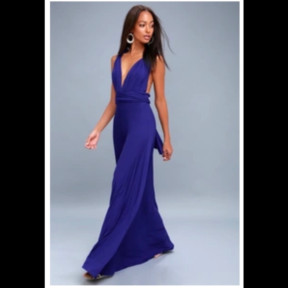 Lulus Tricks Of The Trade Gown Maxi Dress